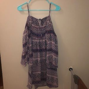 Paisley Off the Shoulder Dress